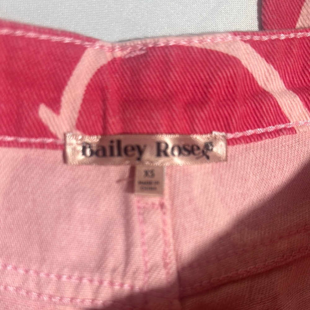 Funky Boutique Smiley Face Jeans Pink - Picture 4 of 8